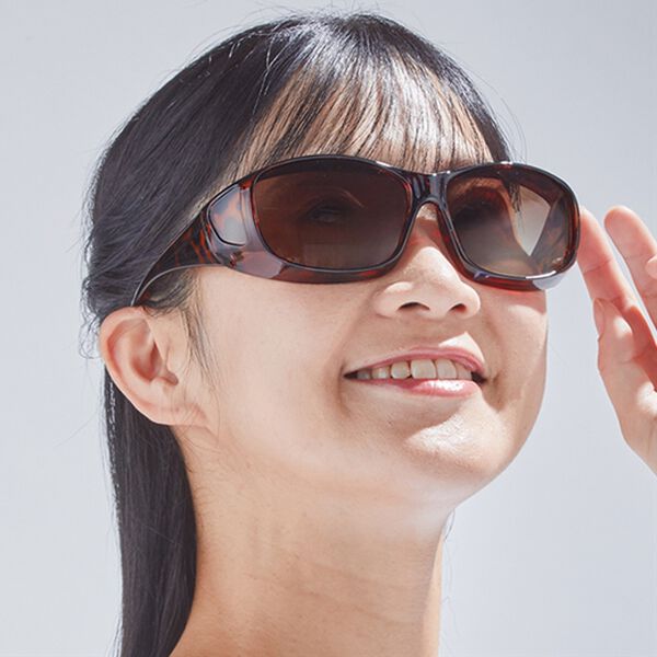 「メガネの上からもかけられるＵＶ偏光オーバーグラス（その他日用品）」｜詳細画像