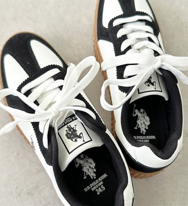 GeeRA（ジーラ）の「【ＵＳ．ＰＯＬＯＡＳＳＮ】厚底スニーカー（スニーカー）」｜詳細画像