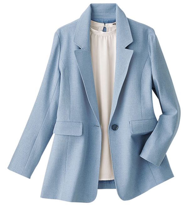 BELLUNA（ベルーナ）の「＜楽スタフィット＞シリーズ（ジャケット・パンツ・ベスト）（フルレングスパンツ）」｜詳細画像