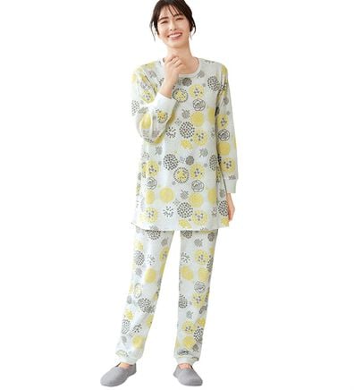 LAVIENNE（ラヴィエンヌ）の「肌にやさしい綿混のワッフルパジャマ（パジャマ・ルームウェア）」