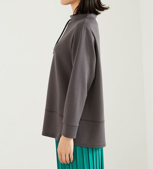 BELLUNA（ベルーナ）の「ワイドネック切替デザインプルオーバー（カットソー）」｜詳細画像