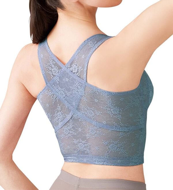 LAVIENNE（ラヴィエンヌ）の「猫背は卒業！総レースロングブラ（ノンワイヤーブラ）」｜詳細画像