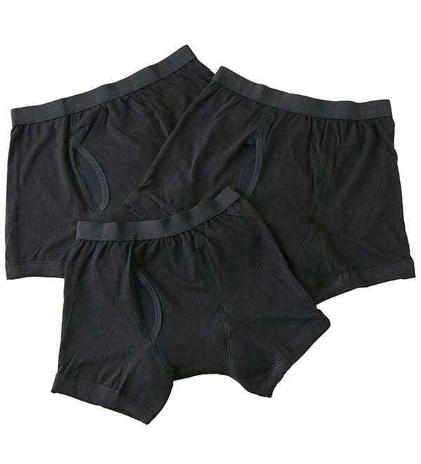 「【３枚組】ＮＥＷシャカシャカしな～い失禁ボクサー（メンズ尿漏れパンツ）」｜詳細画像