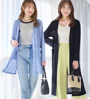 alotta（アロッタ）の「【選べる丈】さらっと軽いサマーカーディガン（その他カーディガン）」｜詳細画像