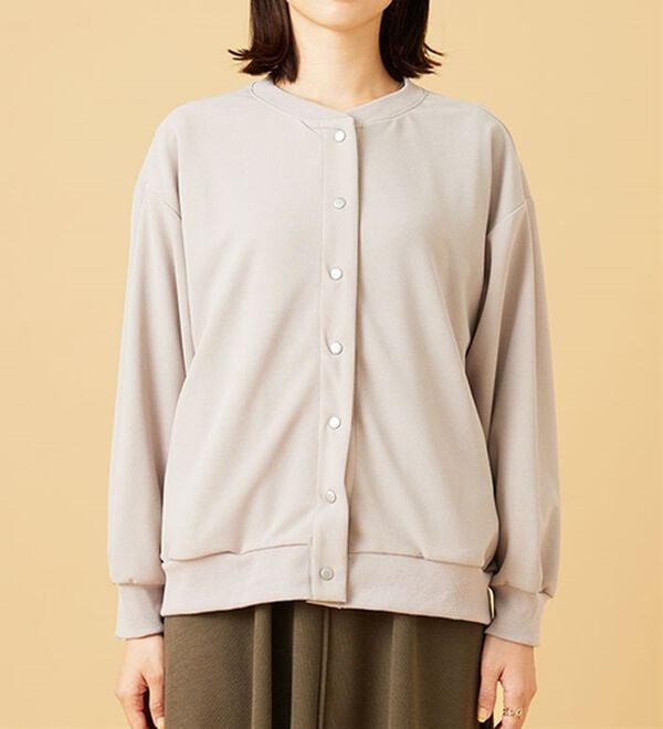 BELLUNA（ベルーナ）の「ストレッチジョーゼット素材カーディガン（その他カーディガン）」｜詳細画像