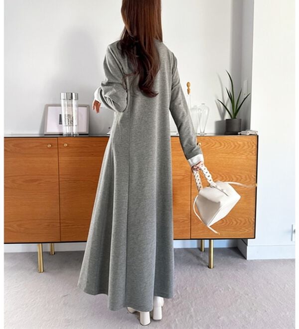 GeeRA（ジーラ）の「【U.S.POLOASSN】レイヤード風ヘンリーネックワンピース（カットソーワンピース）」｜詳細画像