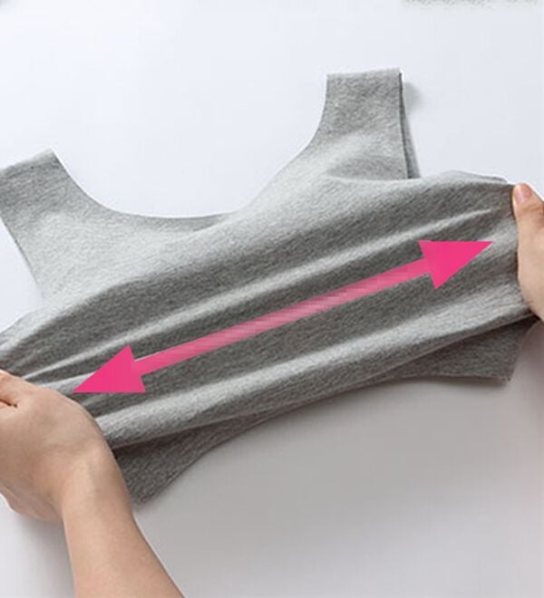 LAVIENNE（ラヴィエンヌ）の「【綿９５％＆縫い目ゼロ】締め付けにくいスーピタブラ・ショーツ（別売）（ブラジャー）」｜詳細画像