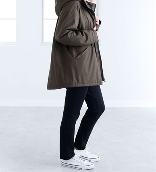 BELLUNA（ベルーナ）の「＜ｓｏｒａｆｕｋｕ＞中わたハンズフリージャケット（ハーフコート）」｜詳細画像