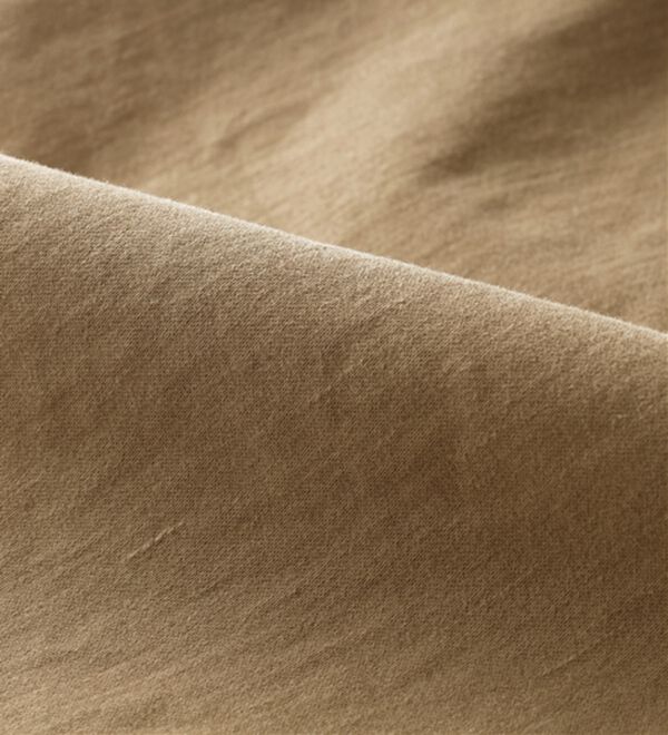 BELLUNA（ベルーナ）の「ピーチ綿サテンワイドストレートパンツ（ワイドパンツ・ガウチョ）」｜詳細画像