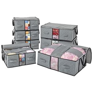 「竹炭消臭　収納ケースセット（衣類・布団収納）」｜1