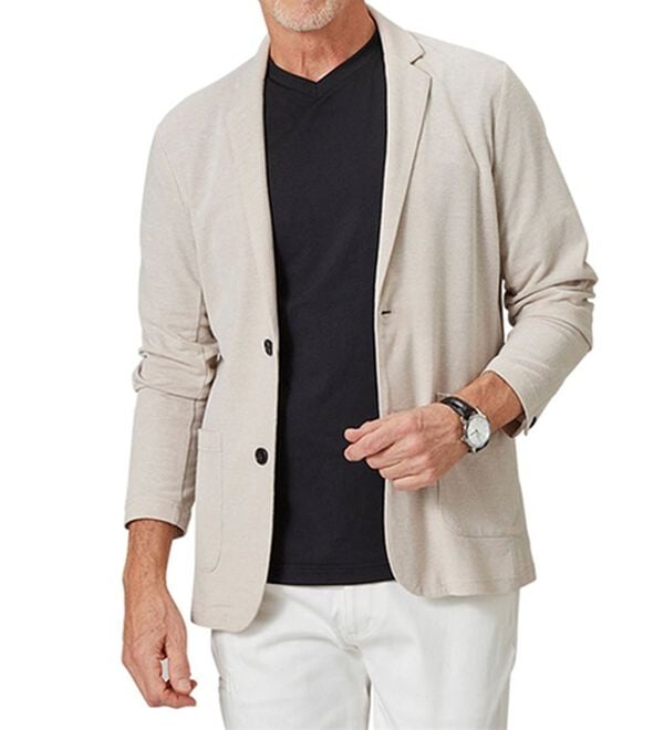 「＜コムルヴァン・オム＞ジャケットイン対応きれいめＴシャツ（メンズＴシャツ）」｜詳細画像