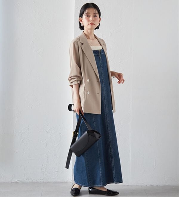 RANAN（ラナン）の「フロントジップデニムジャンスカ（その他ワンピース）」｜詳細画像