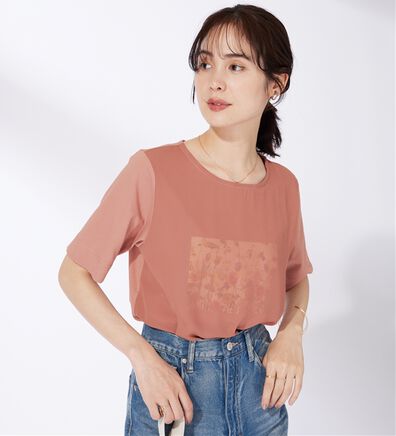 BELLUNA（ベルーナ）の「〈日比谷花壇〉シフォン重ねプルオーバー（カットソー）」