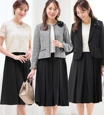 alotta（アロッタ）の「【４点セット】入学式卒業式に！セレモニーワンピーススーツ＜７号～２３号＞（ワンピースセットスーツ）」