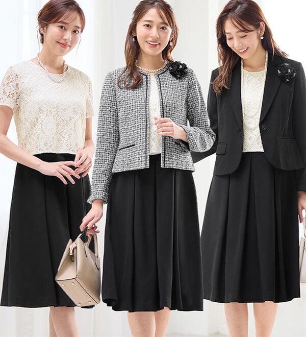 alotta（アロッタ）の「【４点セット】入学式卒業式に！セレモニーワンピーススーツ＜７号～２３号＞（ワンピースセットスーツ）」｜詳細画像