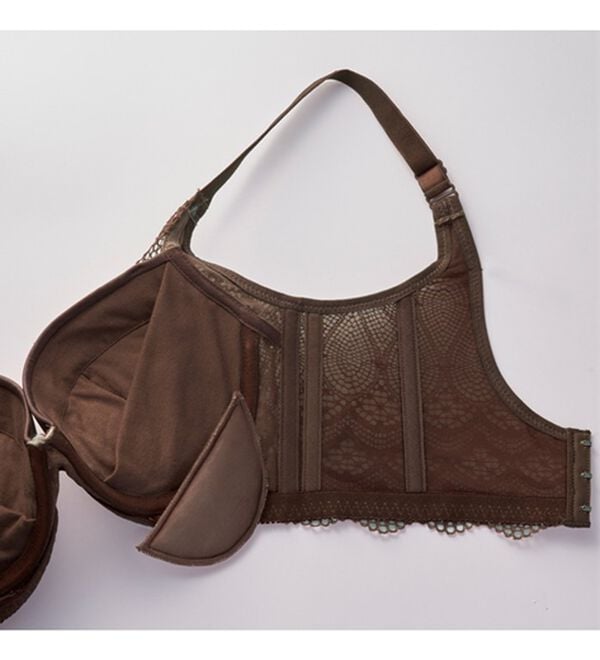 YU'NOW（ユナウ）の「しっかり脇高！美乳ブラセット（ブラジャー＆ショーツセット）」｜詳細画像