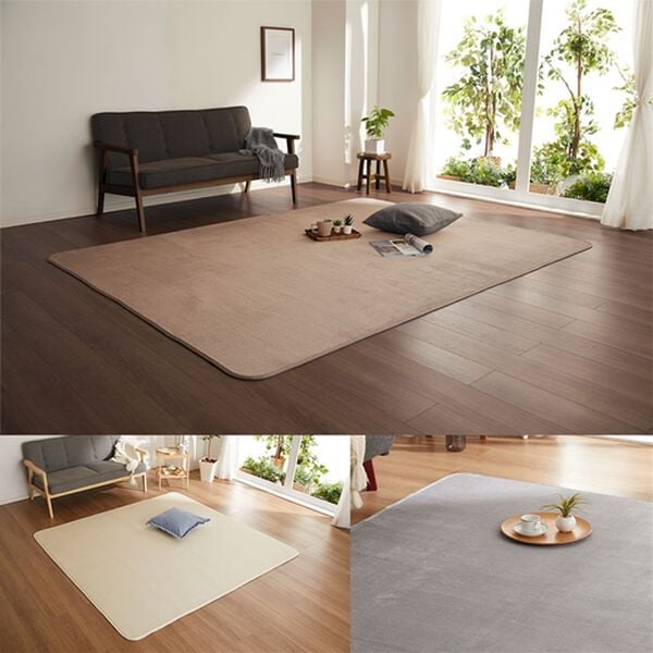 iellio（イエリオ）の「洗えるはっ水フランネルラグ＜ホットカーペット対応・撥水・洗濯可能＞（カーペット）」｜詳細画像