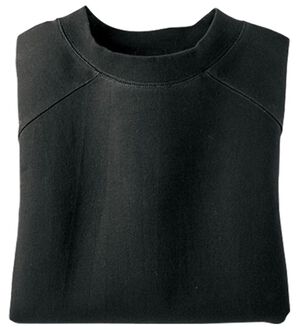 BELLUNA（ベルーナ）の「華奢見せ！しっかり裏毛素材コットン１００％トレーナー（トレーナー・スウェット）」｜黒