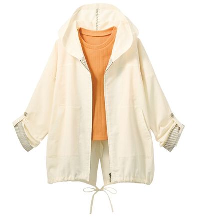 ルフラン（ルフラン）の「綿麻ゆったりサマーブルゾン（ブルゾン）」