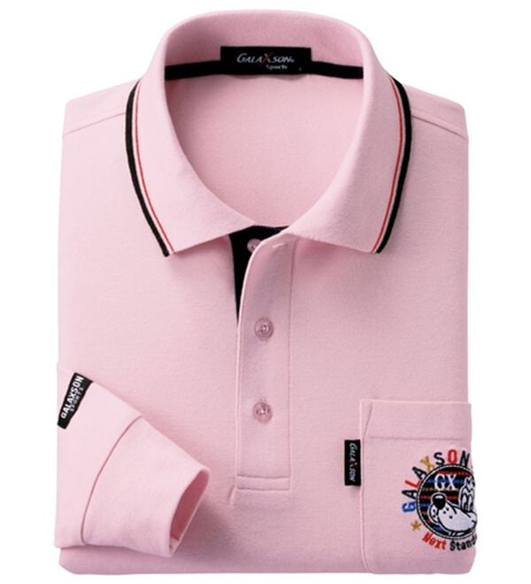 「新デザイン長袖ブランドポロシャツ（メンズポロシャツ）」｜サクラ