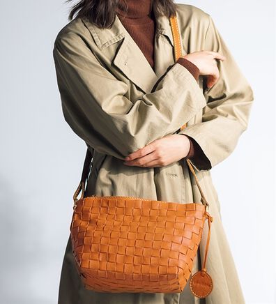 ルフラン（ルフラン）の「＜ズッケロシリーズ＞たくさん入るメッシュレザーショルダー（ショルダーバッグ）」