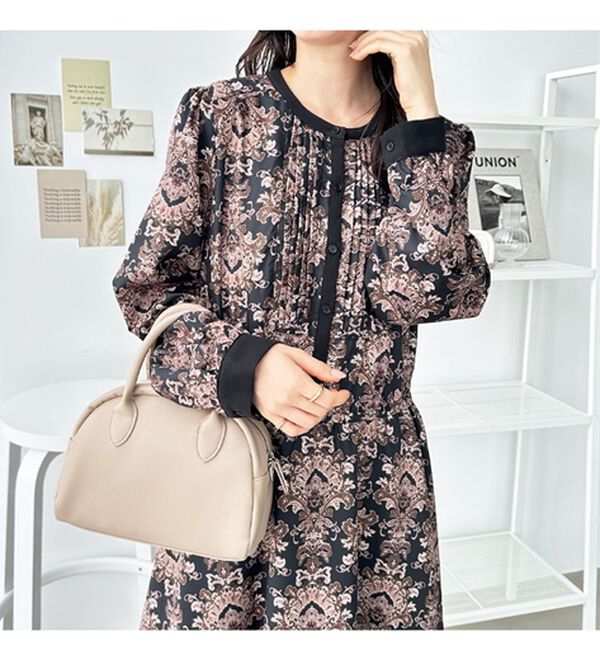 GeeRA（ジーラ）の「大人プリントロングワンピース（ロングワンピース）」｜詳細画像