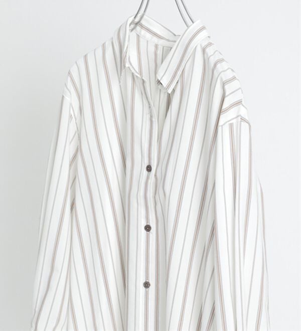 BELLUNA（ベルーナ）の「＜ＳＯＬＯＴＥＸ（Ｒ）＞ストレッチビッグシャツ（シャツ）」｜詳細画像