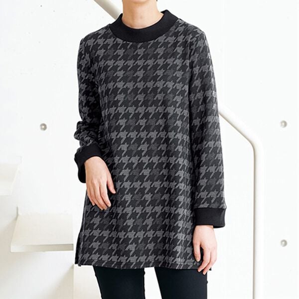 BELLUNA（ベルーナ）の「リブ使いジャカードチュニック（チュニック）」｜詳細画像