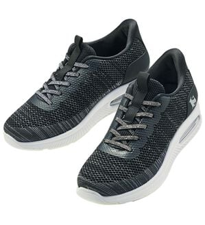 ルフラン（ルフラン）の「＜ラシーナコンフォート＞立ったまま履ける４Ｅエアソールニットスニーカー（スニーカー）」｜ブラック