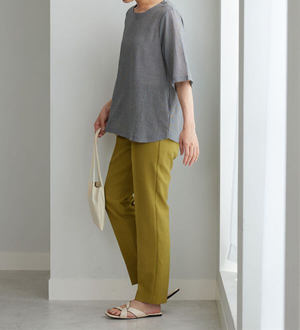 BELLUNA（ベルーナ）の「さらっと快適！Tシャツ見えブラウス（ブラウス）」｜詳細画像