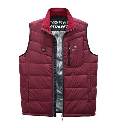 「＜ダンロップ・モータースポーツ＞秒・暖（すぐにあったか）ヒーター付ベスト（メンズベスト）」