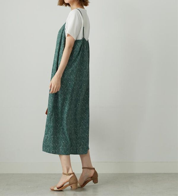 BELLUNA（ベルーナ）の「【2点セット】花柄プリントキャミワンピースアンサンブル（その他ワンピース）」｜詳細画像