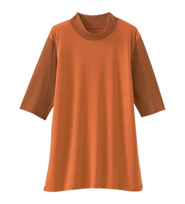 BELLUNA（ベルーナ）の「脱Ｔシャツ！チュールデザイントップス（カットソー）」｜詳細画像