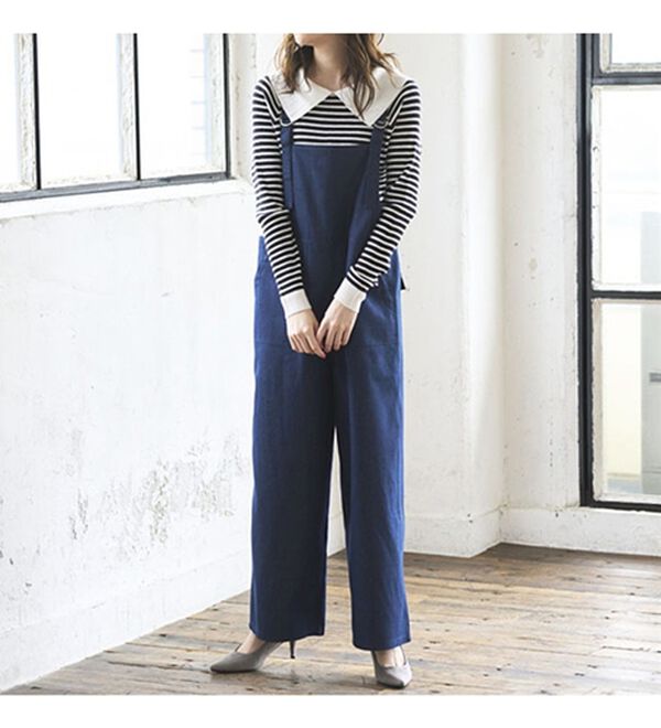 GeeRA（ジーラ）の「ビッグカラーデザインリブニット（ニット・セーター）」｜詳細画像