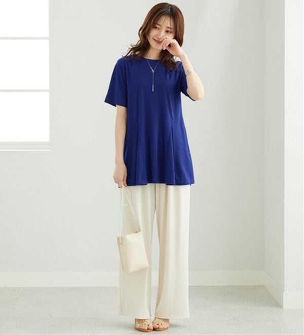 BELLUNA（ベルーナ）の「冷感フレアーシルエットチュニック（チュニック）」｜詳細画像