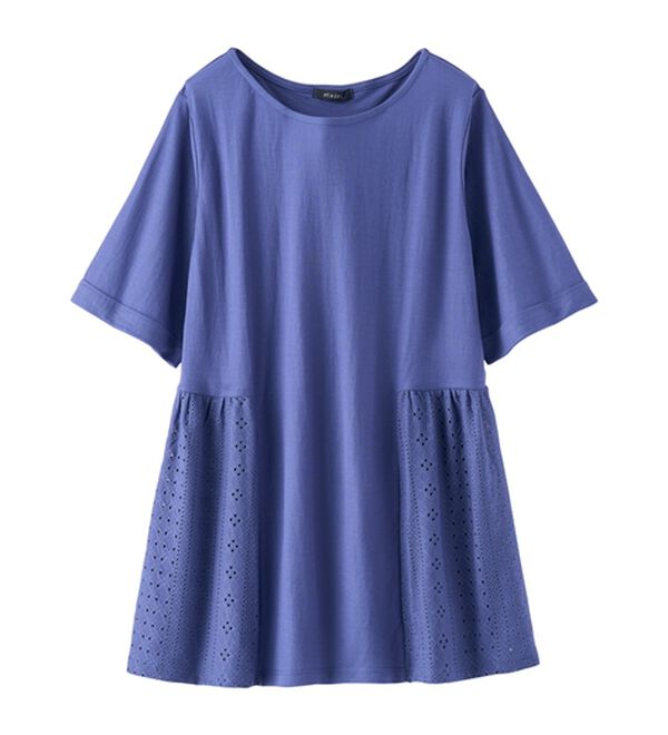 BELLUNA（ベルーナ）の「ヒンヤリ！サイドレース切替チュニック（チュニック）」｜詳細画像