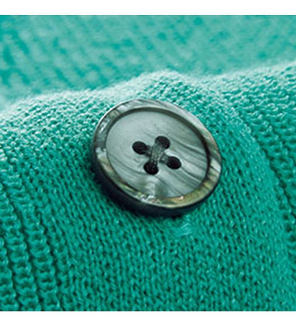 BELLUNA（ベルーナ）の「抗菌防臭で爽やか！あぜ編ニットカーディガン（ニットカーディガン）」｜詳細画像