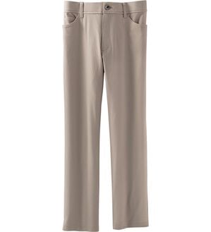 BELLUNA（ベルーナ）の「【イージーケア】ウルトラ美脚ストレッチアンクルパンツ（クロップドパンツ）」｜グレージュ