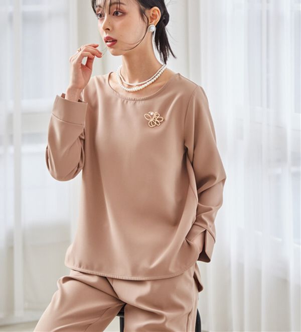 RANAN（ラナン）の「【選べるデザイン】楽してきれい見え！セットアップ（ブラウススーツ）」｜詳細画像