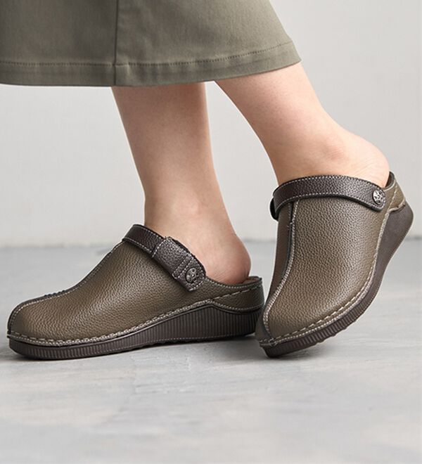 BELLUNA（ベルーナ）の「やわらかレザー調２ＷＡＹミュール（サンダル・ミュール）」｜詳細画像