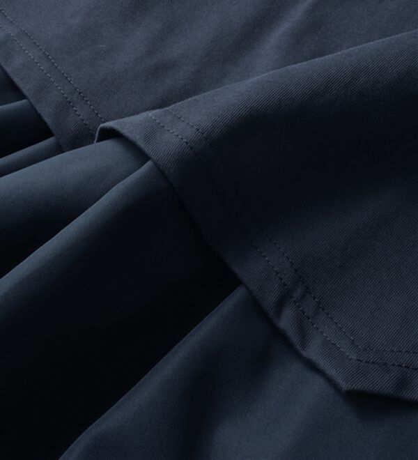 BELLUNA（ベルーナ）の「異素材使い裾アシメデザインチュニック（チュニック）」｜詳細画像