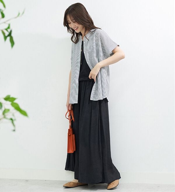 BELLUNA（ベルーナ）の「さらっと爽快！ポコポコサッカーブラウス（ブラウス）」｜詳細画像