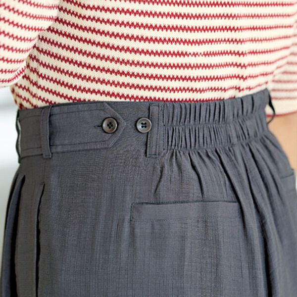 BELLUNA（ベルーナ）の「【小柄さん用】夏のきれいめコーデセミワイドパンツ（ワイドパンツ・ガウチョ）」｜詳細画像