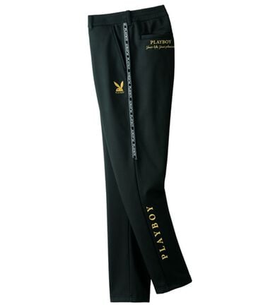 「＜プレイボーイ＞防風裏フリースストレッチパンツ（メンズフルレングスパンツ）」