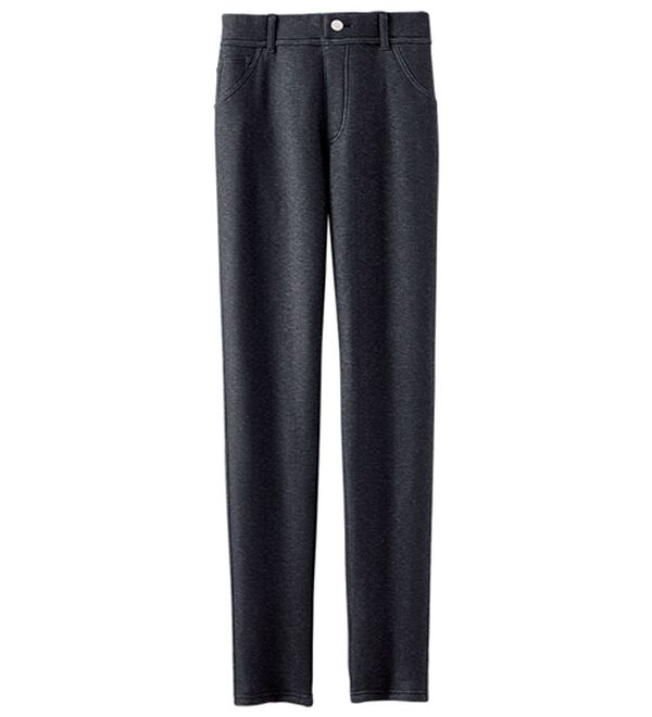 BELLUNA（ベルーナ）の「ラクふわスッキリ！静電気防止裏ファーパンツ（フルレングスパンツ）」｜詳細画像