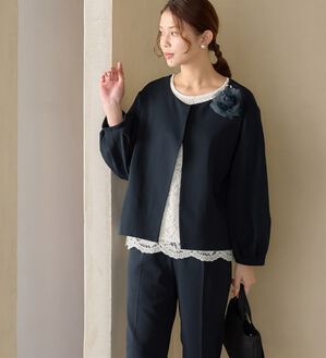 Viola e Viola（ヴィオラ エ ヴィオラ）の「洗える！楽きれい多機能４点セットスーツ（その他スーツ）」｜詳細画像