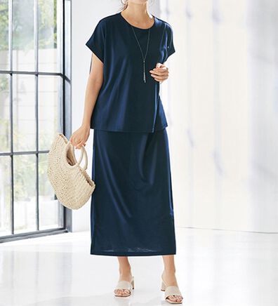 LAVIENNE（ラヴィエンヌ）の「着回しセットアップワンピース（セットアップ）」