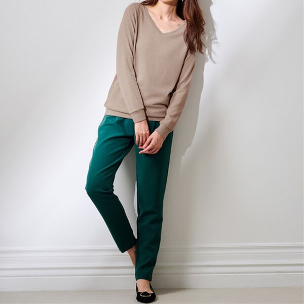 RANAN（ラナン）の「レディシルエットＶネックプルオーバー（カットソー）」｜詳細画像