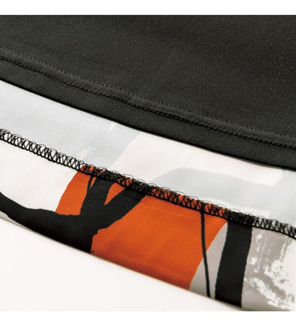 VINNO（ヴィノ）の「シェーディングプリントワンピース（プリントワンピース）」｜詳細画像