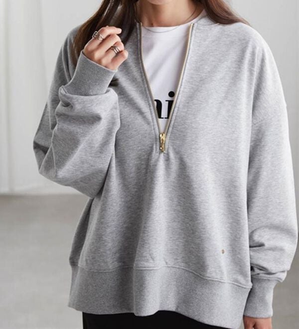 RANAN（ラナン）の「フロントハーフジップスウェット（トレーナー・スウェット）」｜詳細画像